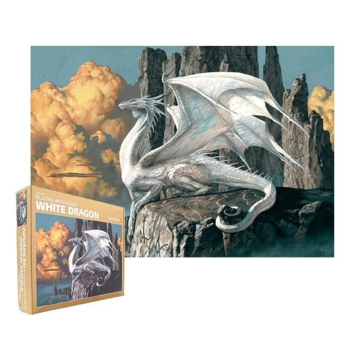 WHITE DRAGON JIGSAW PUZZLE - 2000 PCS - Image 1