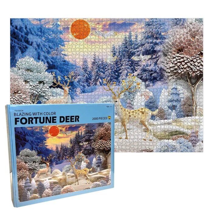 FORTUNE DEER JIGSAW PUZZLE - 2000 PCS - Image 1