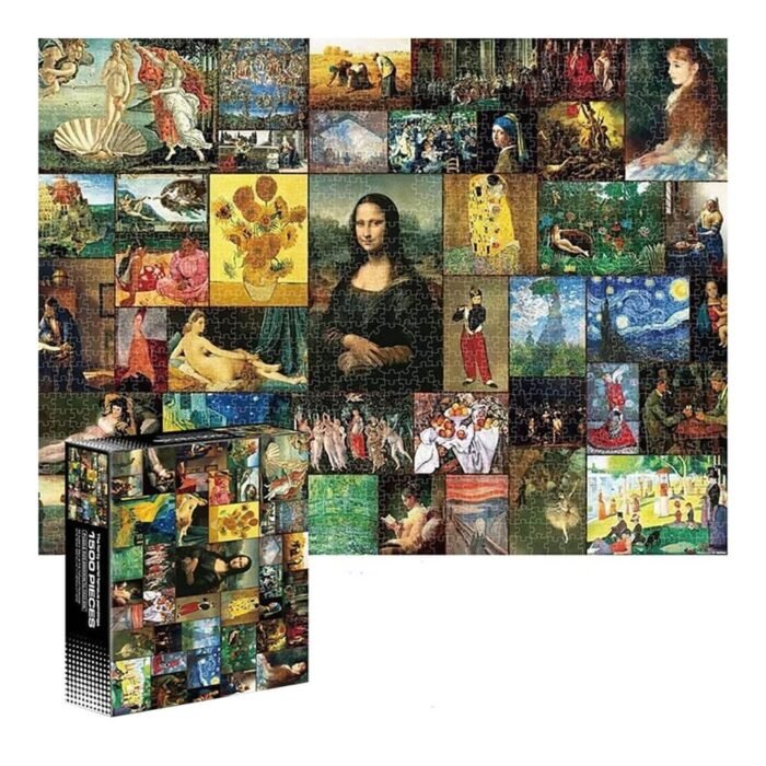 40 WORLD FAMOUS PAINTING PUZZLE - 1500 PCS - Image 1