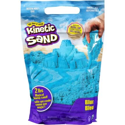 KINETIC SAND THE ORIGINAL MOLDABLE SENSORY PLAY SAND, PURPLE, 2 POUNDS
