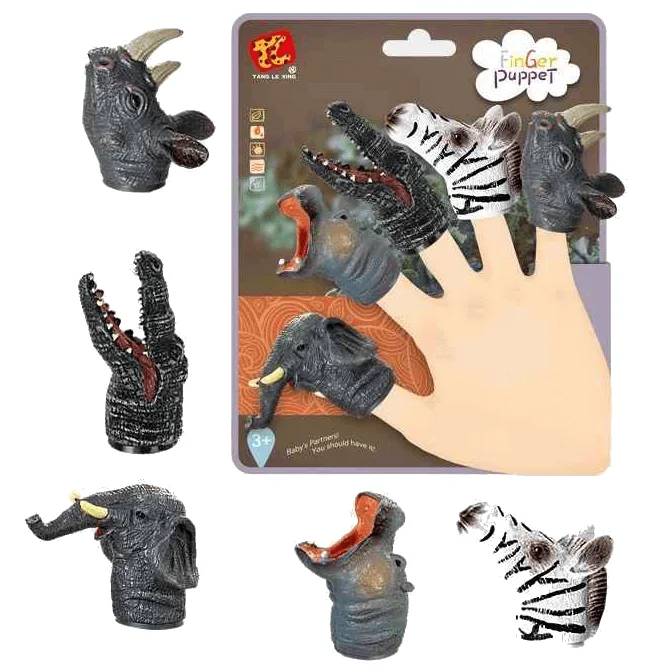 A5RAI-589 ANIMAL FINGER PUPPET - Image 1